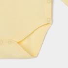 Боди, цвет жёлтый, рост 80 см - фото 35241662