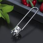 Нож для сердцевины у перца, 15.5 см, цвет серебряный - Фото 1