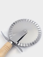 Нож для пиццы и теста Доляна «Классик», 18.5 см, коррозионностойкая сталь, ребристый, бежевый - Фото 12