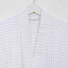 Халат вафельный женский удлинённый Этель «Boho» размер 42-44, цвет белый, 100% хлопок, 290 г/м² - Фото 8