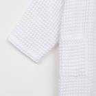 Халат вафельный женский удлинённый Этель «Boho» размер 42-44, цвет белый, 100% хлопок, 290 г/м² - Фото 9