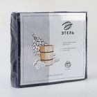 Халат вафельный женский удлинённый Этель «Boho» размер 42-44, цвет тёмно-серый, 100% хлопок, 290 г/м² - Фото 12