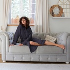 Халат вафельный женский удлинённый Этель «Boho» размер 42-44, цвет тёмно-серый, 100% хлопок, 290 г/м² - Фото 7