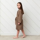Халат вафельный детский Крошка Я "Boho" размер 30 (98-104 см) цвет мокко, 100% хлопок 290 г/м2 - фото 26405778 Халат вафельный детский Крошка Я "Boho" размер 30 (98-104 см) цвет мокко, 100% хлопок 290 г/м2 - фото 26405778