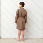 Халат вафельный детский Крошка Я "Boho" размер 30 (98-104 см) цвет мокко, 100% хлопок 290 г/м2 - фото 26405773 Халат вафельный детский Крошка Я "Boho" размер 30 (98-104 см) цвет мокко, 100% хлопок 290 г/м2 - фото 26405773