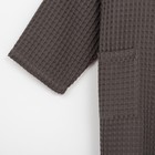 Халат вафельный мужской удлиненный Этель «Boho» размер 46-48, цвет светло-серый, 100% хлопок, 290 г/м² - Фото 13