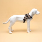 Шлейка К7, размер XL, ОГ 74-92 см, вес 28-47.5 кг, мягкая, светоотражающая, леопард - Фото 4