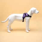 Шлейка К7, размер XL, ОГ 74-92 см, вес 28-47.5 кг, мягкая, светоотражающая, фиолетовая - Фото 4