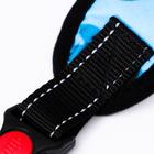 Шлейка К7, размер L, ОГ 64-86 см, вес 18- 27.5 кг, мягкая, светоотражающая, голубая - Фото 7