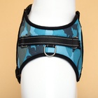 Шлейка К7, размер XL, ОГ 74-92 см, вес 28-47.5 кг, мягкая, светоотражающая, голубая - Фото 6