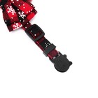 Ошейник текстильный со снежинками и бубенчиком, 30 х 1 см, красно-чёрный - Фото 7