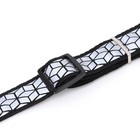 Ошейник со светоотражающим орнаментом, 55 х 2,5 см, чёрный - фото 23552346