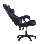 Кресло игровое Клик Мебель "Thunderbolt II" YS-901, Черный/Синий - Фото 2