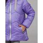 Куртка для девочки  «Зефирка», рост 104 см, цвет сиреневый - Фото 3