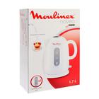 Чайник электрический Moulinex BY282130, пластик, 1.7 л, 2400 Вт, белый - Фото 6