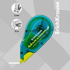 Корректирующая лента 5 мм × 12 м, ErichKrause Marathon, корпус морская волна, блистер - Фото 2