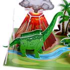 3D конструктор «Мир динозавров», 25 деталей - фото 3735321