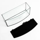 Аквариум «Телевизор» с крышкой, 115 л, 93×32×42/47 см, чёрный - Фото 3