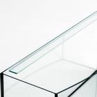 Аквариум «Телевизор» с крышкой, 115 л, 93×32×42/47 см, чёрный - Фото 4