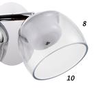 Светильник Aquarius, 1x5Вт LED, хром - фото 24607434