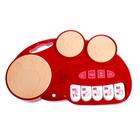 Музыкальное пианино с барабанами «Маленький артист», звуковые эффекты, цвета МИКС - фото 24439678