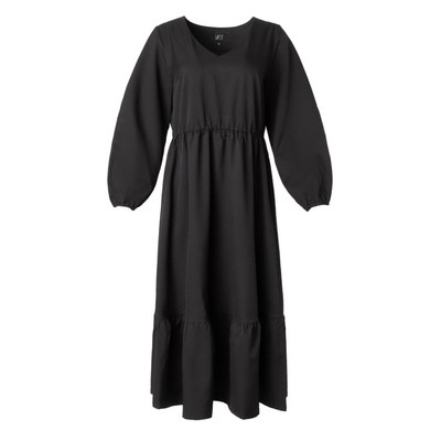 Платье миди женское MIST plus-size, размер 54, чёрное