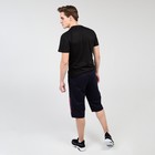 Футболка мужская, цвет чёрный, размер 48 - фото 35241700