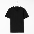 Футболка мужская, цвет чёрный, размер 48 - фото 35241702