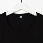 Футболка мужская, цвет чёрный, размер 48 - фото 35241703