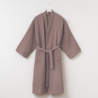 Халат вафельный женский удлинённый Этель «Boho» размер 46-48, цвет мокко, 100% хлопок, 290 г/м² - Фото 7