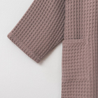 Халат вафельный женский удлинённый Этель «Boho» размер 46-48, цвет мокко, 100% хлопок, 290 г/м² - Фото 9