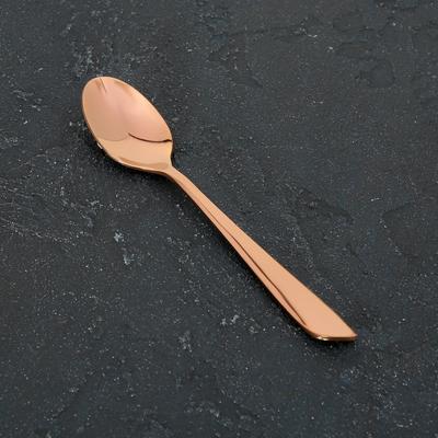 Ложка чайная из нержавеющей стали Magistro «Эми», длина 15.5 см, на подвесе, цвет бронзовый