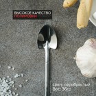 Ложка десертная Magistro «Лопата», длина 15.5 см, нержавеющая сталь, серебристая - Фото 2