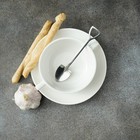 Ложка десертная из нержавеющей стали Magistro «Лопата», длина 15,5 см, форма овальная, цвет серебряный - Фото 8