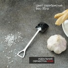 Ложка десертная Magistro «Лопата», длина 15.5 см, прямоугольная, нержавеющая сталь, серебристая - Фото 2