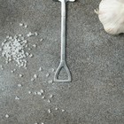 Ложка десертная из нержавеющей стали Magistro «Лопата», длина 15,5 см, форма прямоугольная, цвет серебряный - Фото 5