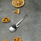 Ложка десертная из нержавеющей стали Magistro «Гитара», длина 12 см, цвет серебряный - Фото 4