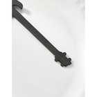 Ложка десертная Magistro «Гитара», длина 12 см, нержавеющая сталь, чёрная - Фото 3