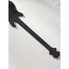 Ложка десертная Magistro «Гитара», длина 12 см, нержавеющая сталь, чёрная - Фото 4