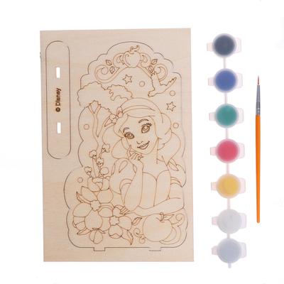 Роспись по дереву. Ёлочные игрушки «Белоснежка»