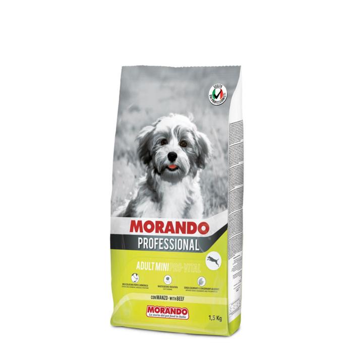Сухой корм Morando Professional Cane PRO VITAL для собак мелких пород, говядина, 1,5 кг - Фото 1