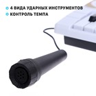Синтезатор «Детский», 37 клавиш, с микрофоном, цвет белый - Фото 3