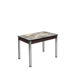 Стол раздвижной «Триумф», 870(1170) × 600 × 750 мм, опоры хром, цвет венге / 1818410582