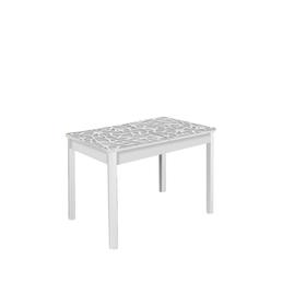 Стол раздвижной «Триумф», 870(1170) × 600 × 750 мм, опоры массив, цвет белый / 1762999025