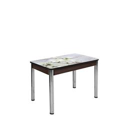 Стол раздвижной «Триумф», 1000(1350) × 700 × 750 мм, опоры хром, цвет венге / 443439742
