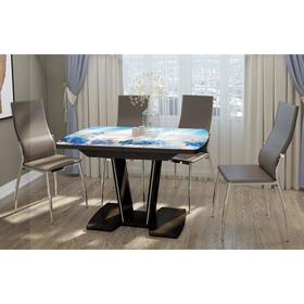Стол раздвижной «Вектор», 1100(1450) × 700 × 750 мм, глянец, МДФ, цвет венге / 524287072