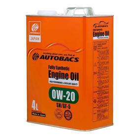 

Масло Autobacs ENGINE OIL FS 0W-20 SN/GF-5, 4 л