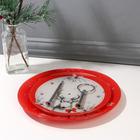 Двухъярусное блюдо «Новый год», 25 см - фото 48702092