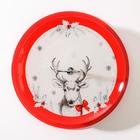 Двухъярусное блюдо «Новый год», 25 см - фото 48702093