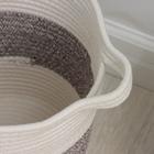 Корзина для белья Доляна «Милано», плетёная, ручная работа, 30×34 см - Фото 2